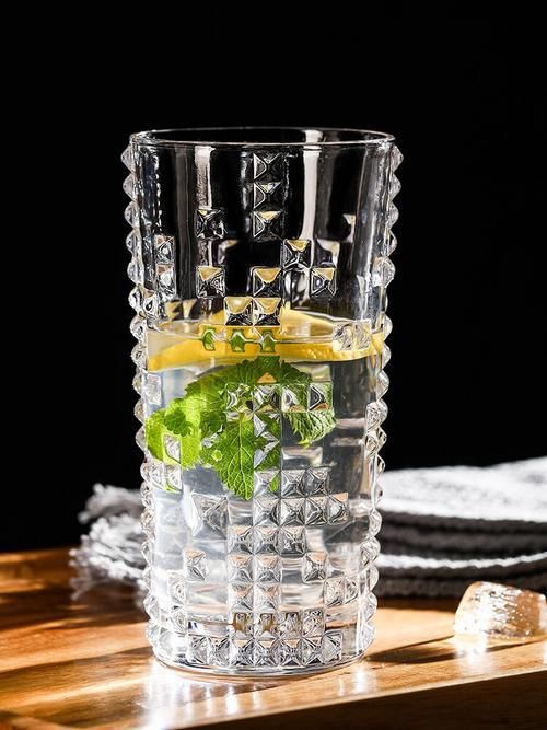 6pcs 360ml Creative Glasses Cup Wine Glass Whiskey Brandy Snifters Glass Wine Cup Personality Juice Beer Cup Household Drinkware Milk Cup