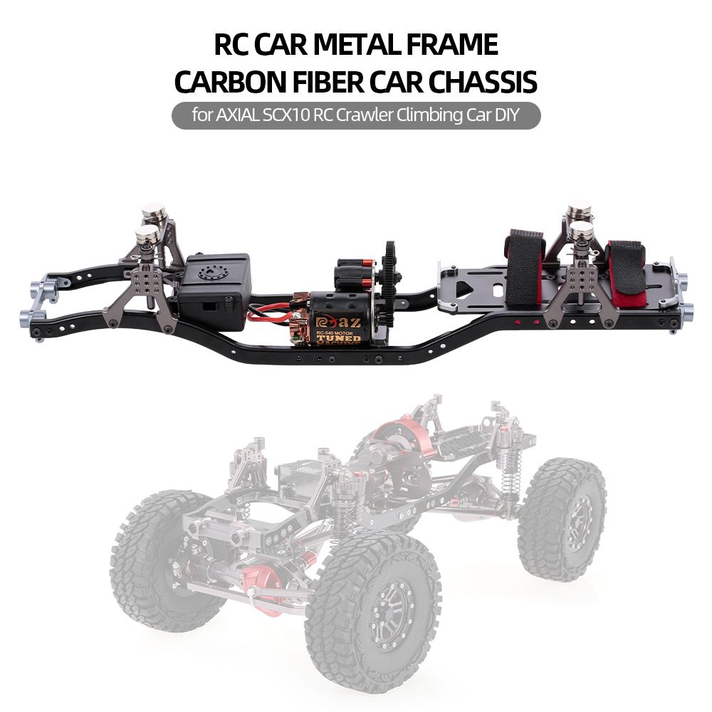 RC Car Frame Carbon Fiber Metal Car Chassis Beam With 540