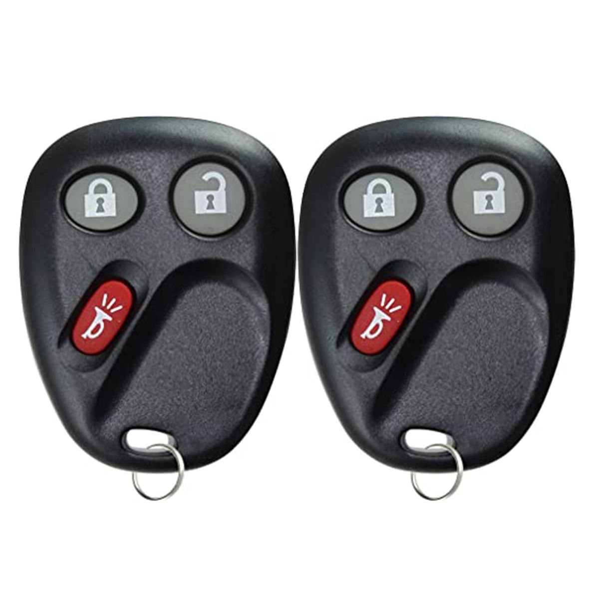 2Pcs Key Fob Remote Control Car Key Replacement For