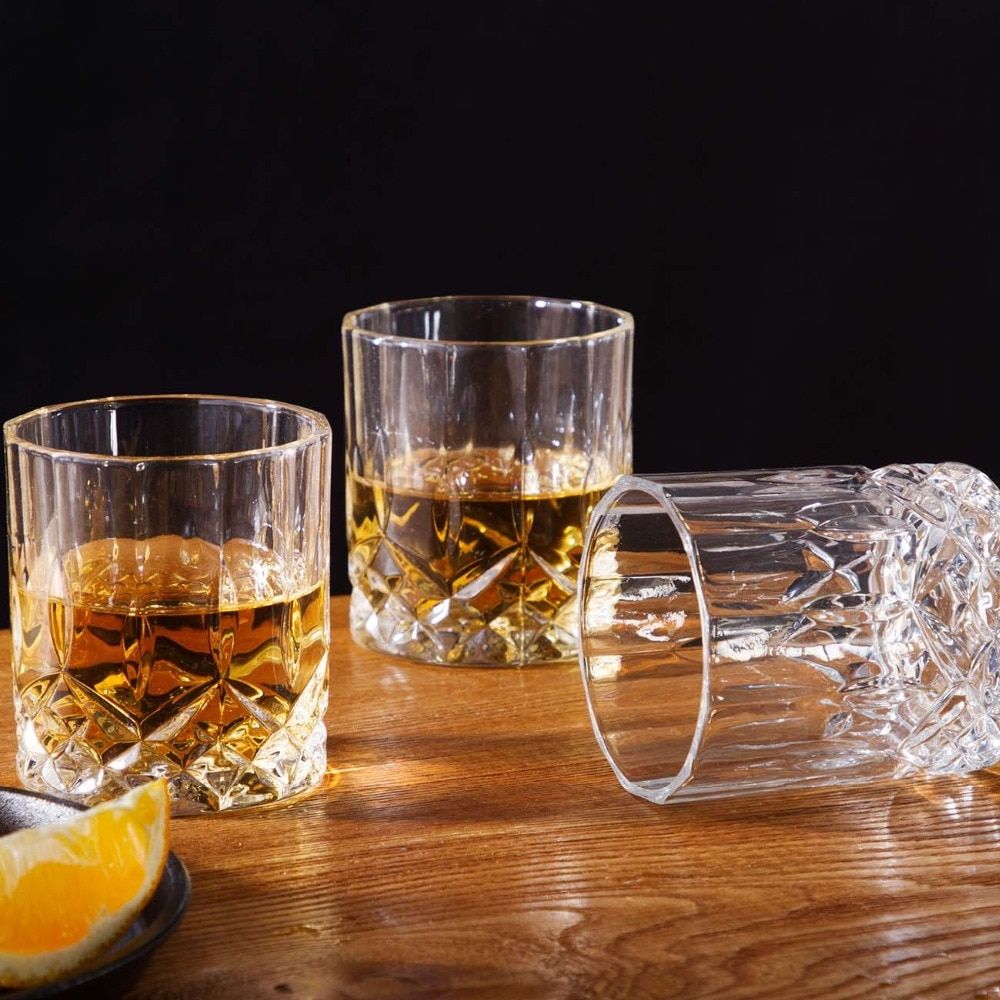 7 Pieces Whiskey  Crystal Wine Bottle Wine Cup Set