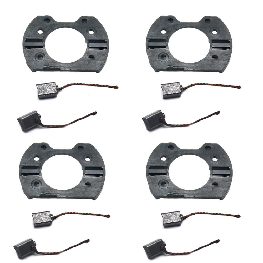 8pcs Carbon Brushes For ER11 300W 400W Chrome CNC DC Spindle Motor W/Brush Holder