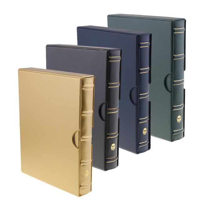 PVC Coins Storage Case Box Container Holder Book Album For Golden