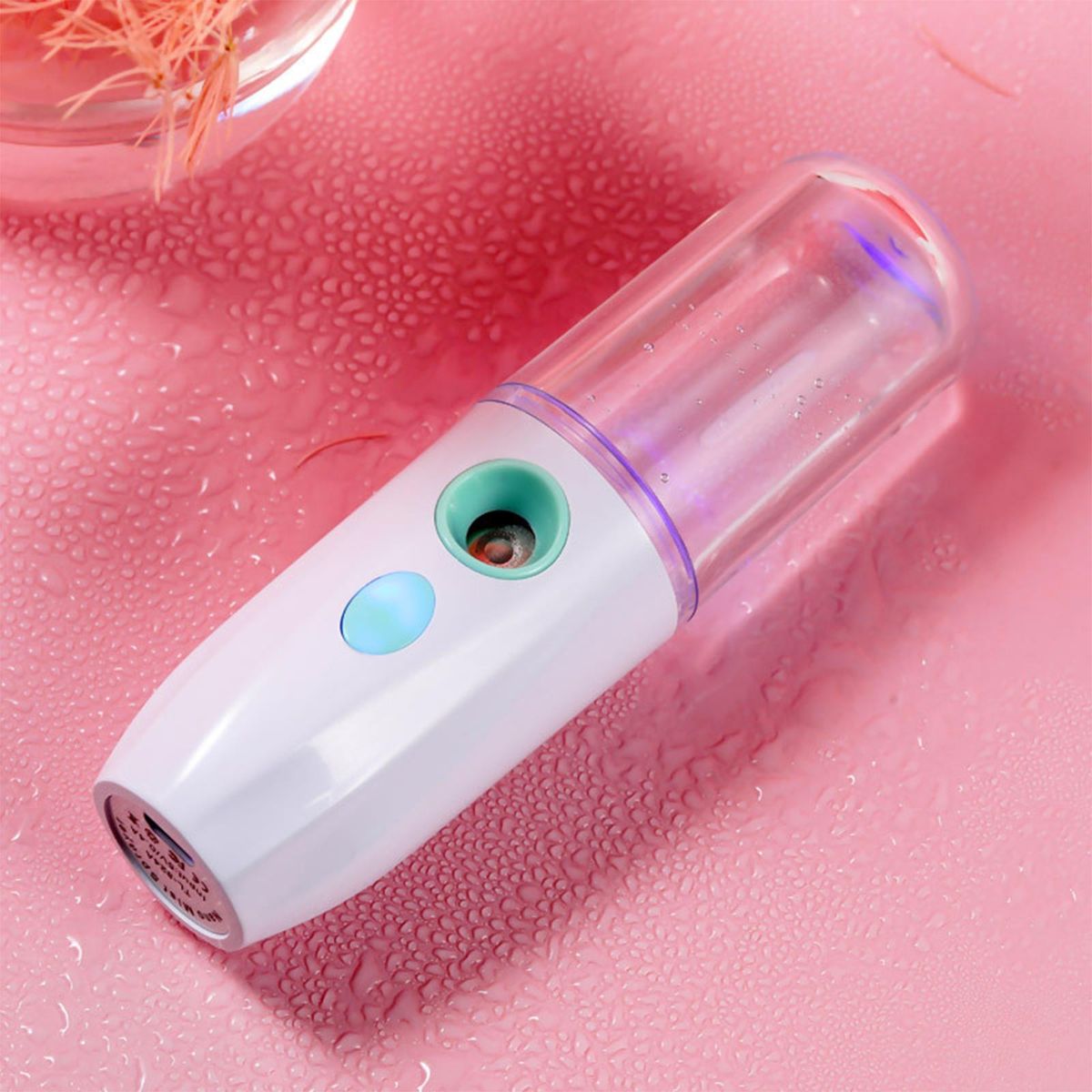 Nano Facial Mist Sprayer Facial  Bottle Handy  Green