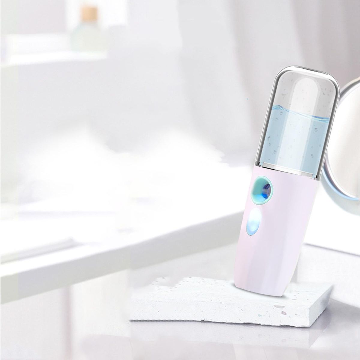 Nano Facial Mist Sprayer Facial  Bottle Handy  Green