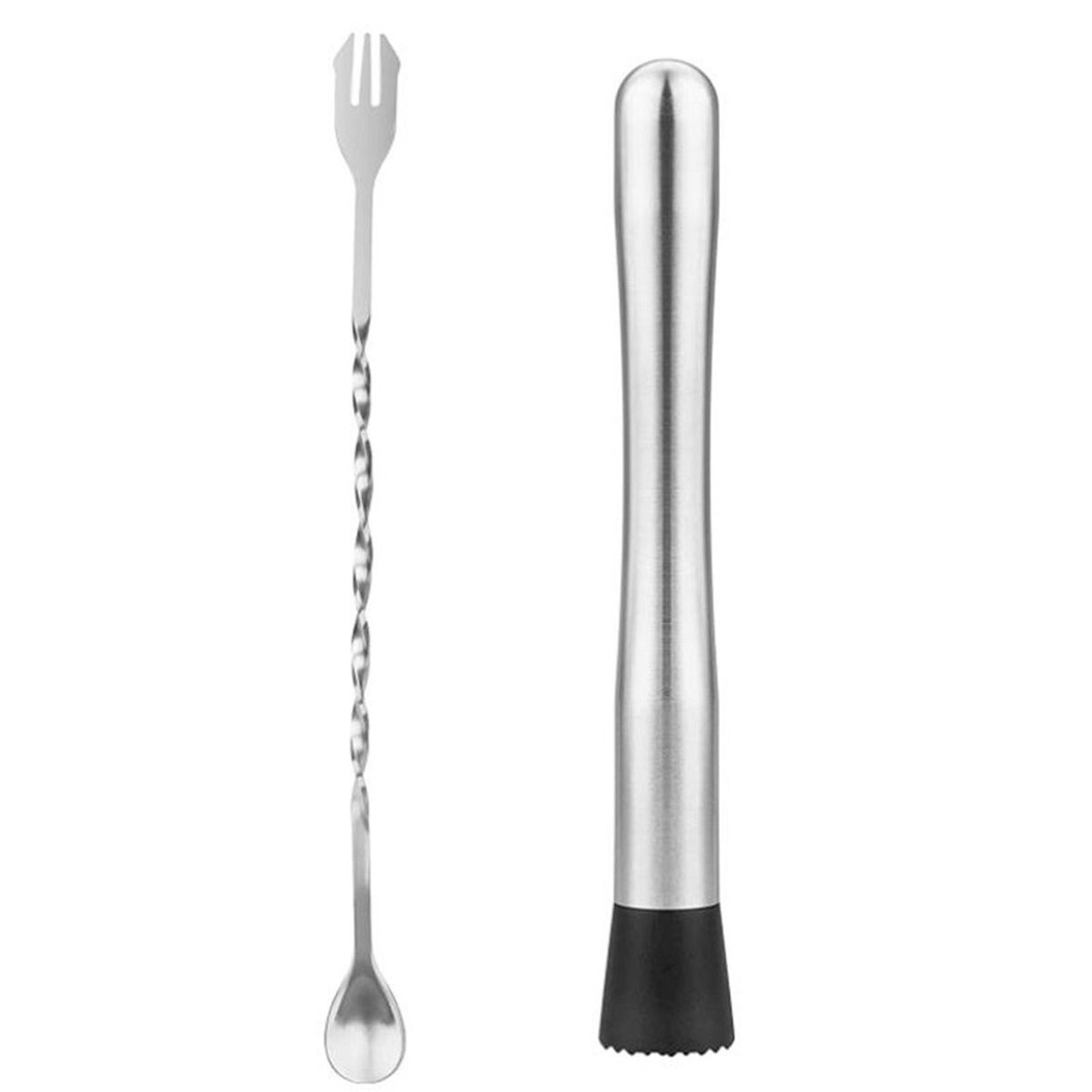 1 Set Drink Stirring Stick Streamlined Lines Ice Stirring Rod