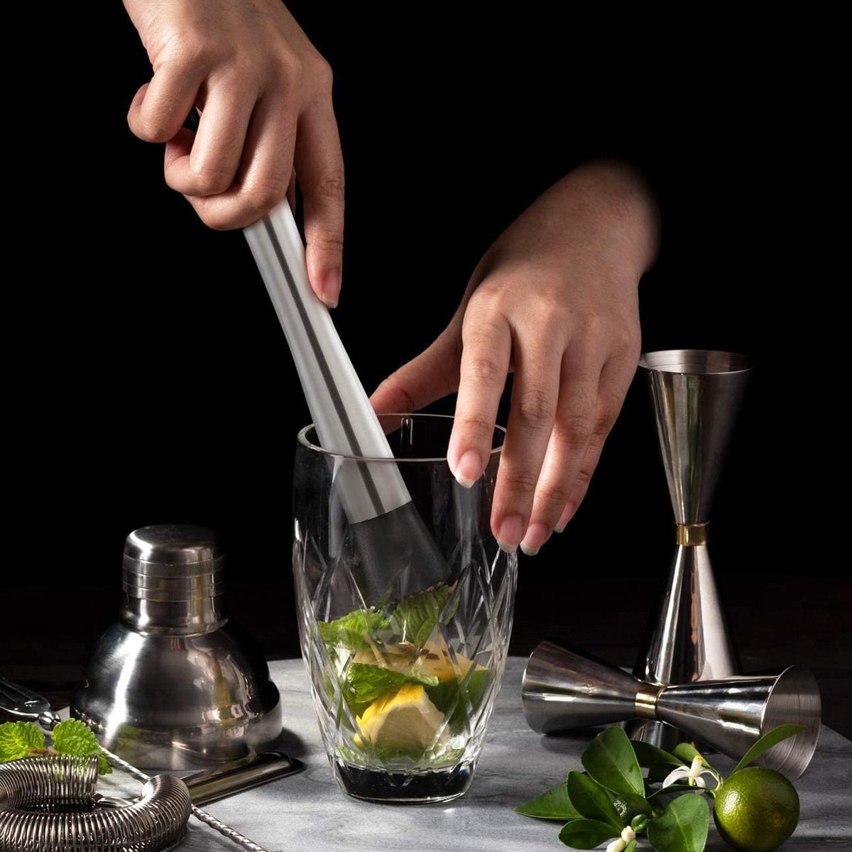 1 Set Drink Stirring Stick Streamlined Lines Ice Stirring Rod