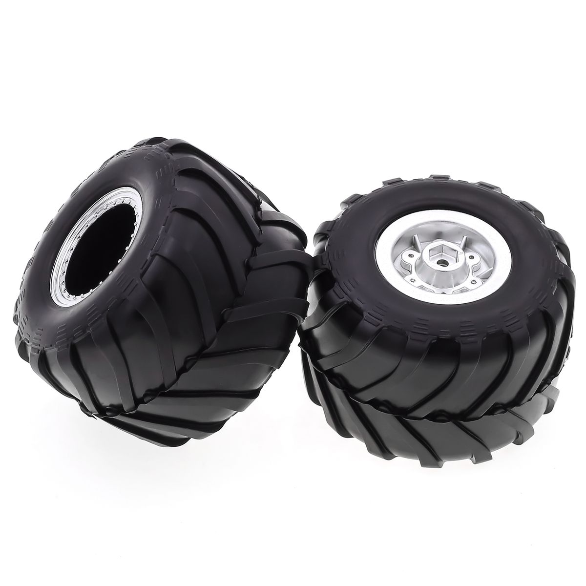 Remote Control Crawler Rubber Car Silvery Tires 4PCS 72*49mm