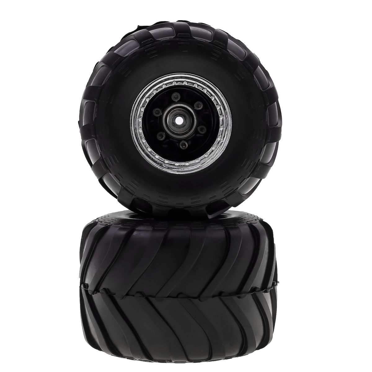 Remote Control Crawler Rubber Car Silvery Tires 4PCS 72*49mm