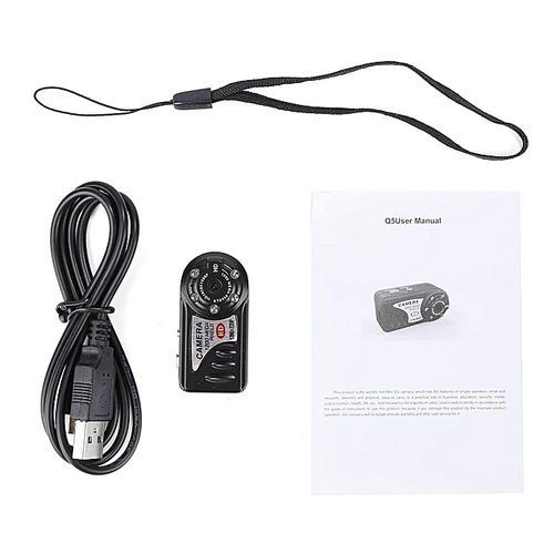 Q5 1080P HD Mini Camera Micro Video Recorder Ir Nigth Vision Portable Portable Tiny Cam Camorder By HT