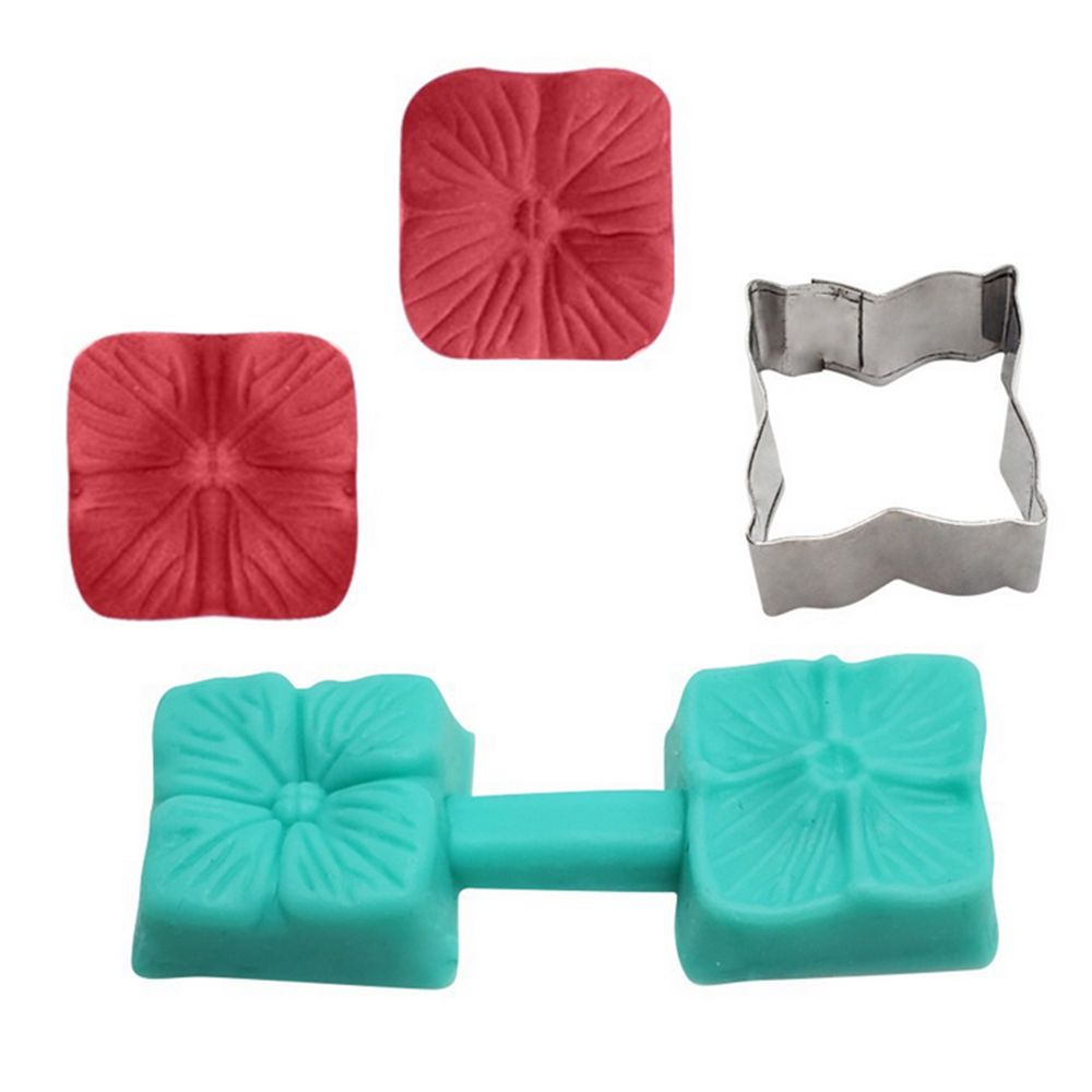 4 Style Flower Petal Veiner Silicone Molds With 4Pcs