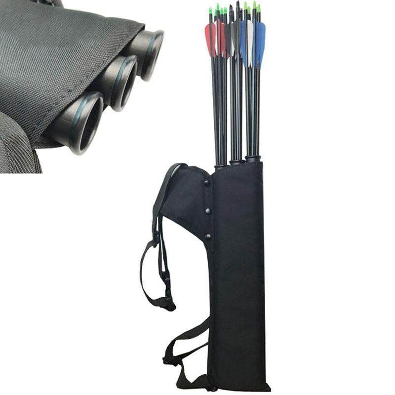 3 Tubes Ar*ow Quiver Backpack A*row Holder Cave Hunting Bag For A*chery Recurve Compound Bow Longbow