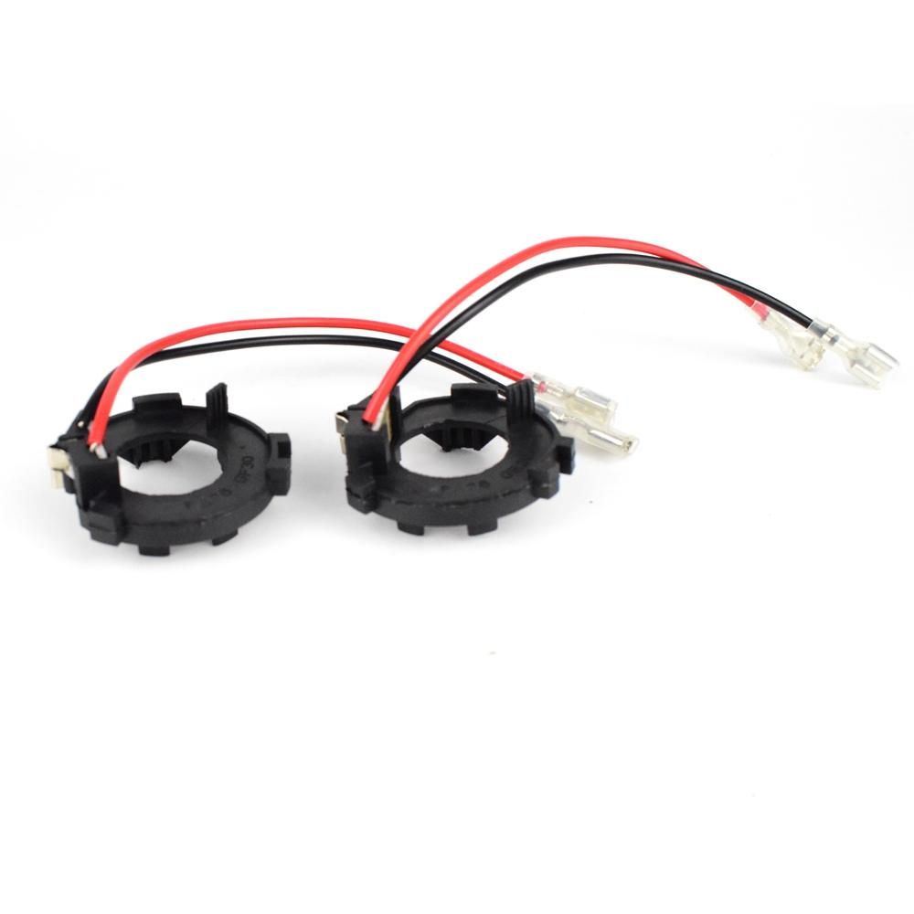 2Pcs H7 LED Bulb Clip Retainer Adapter Base Holder for