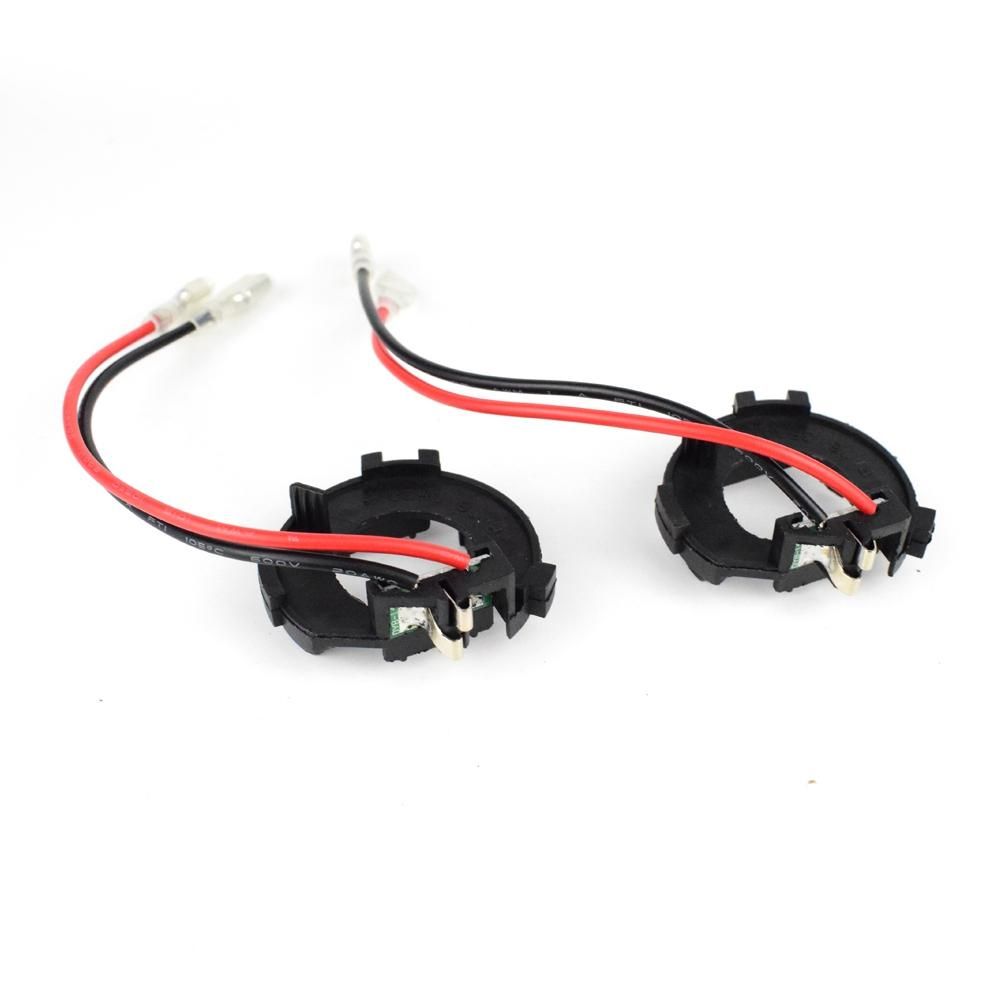 2Pcs H7 LED Bulb Clip Retainer Adapter Base Holder for