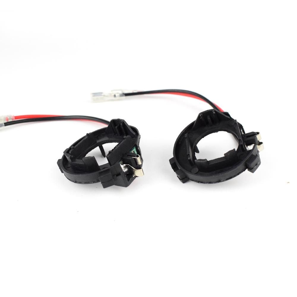 2Pcs H7 LED Bulb Clip Retainer Adapter Base Holder for