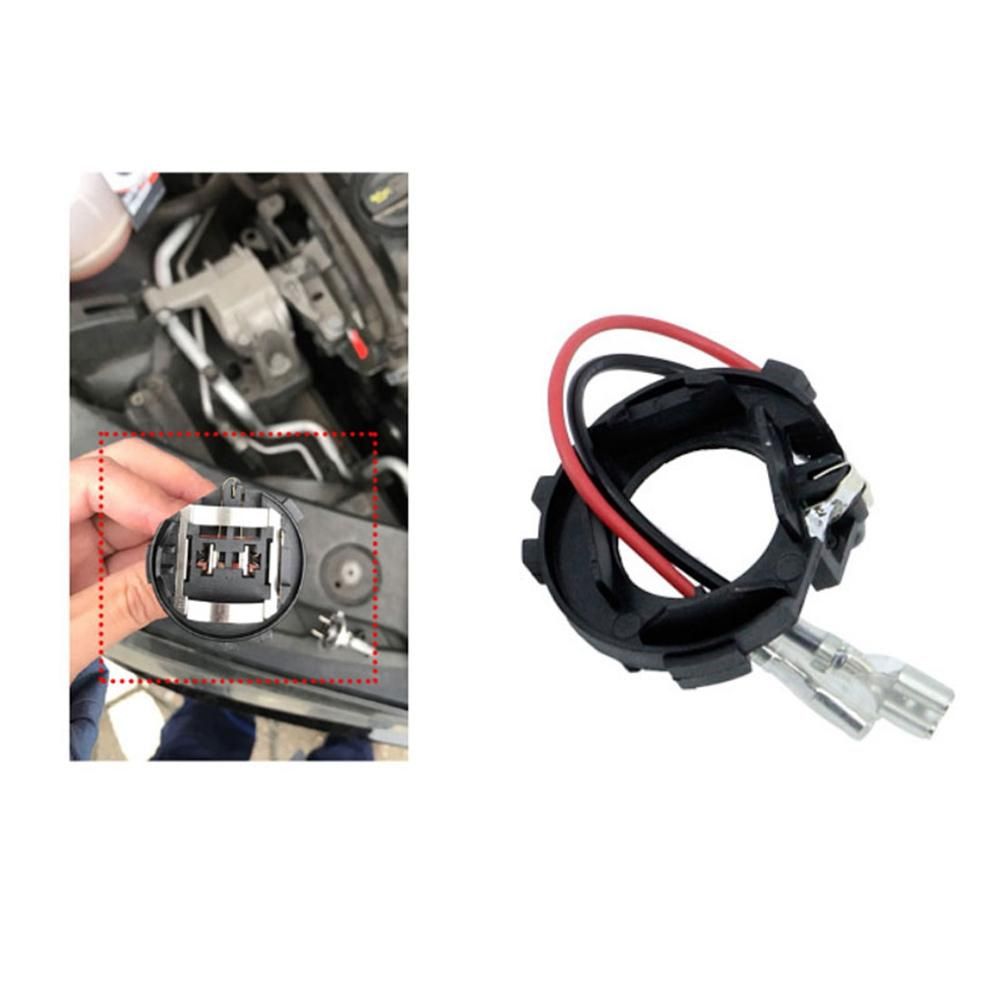 2Pcs H7 LED Bulb Clip Retainer Adapter Base Holder for