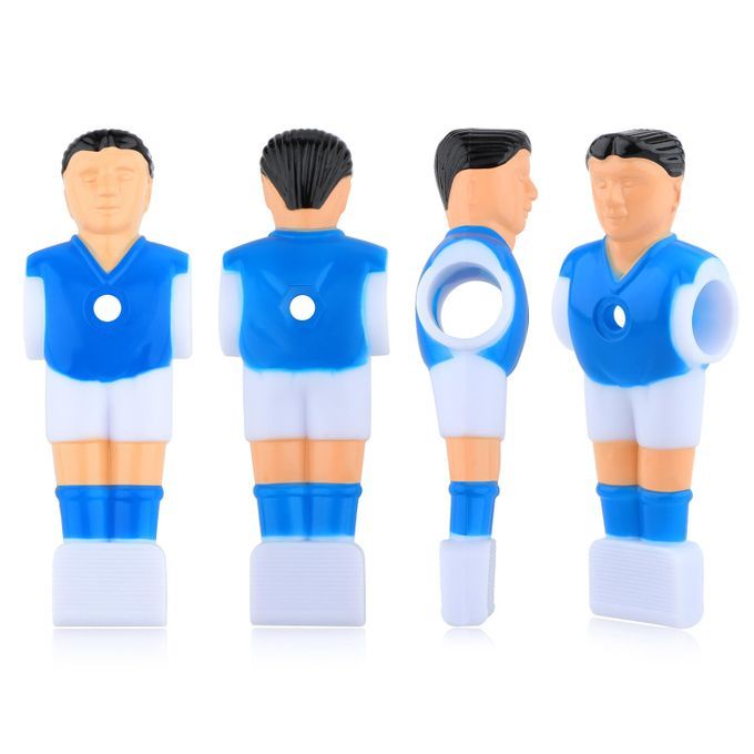22 Pieces Foosball Man Table Soccer Man Player Replacement Red + Blue