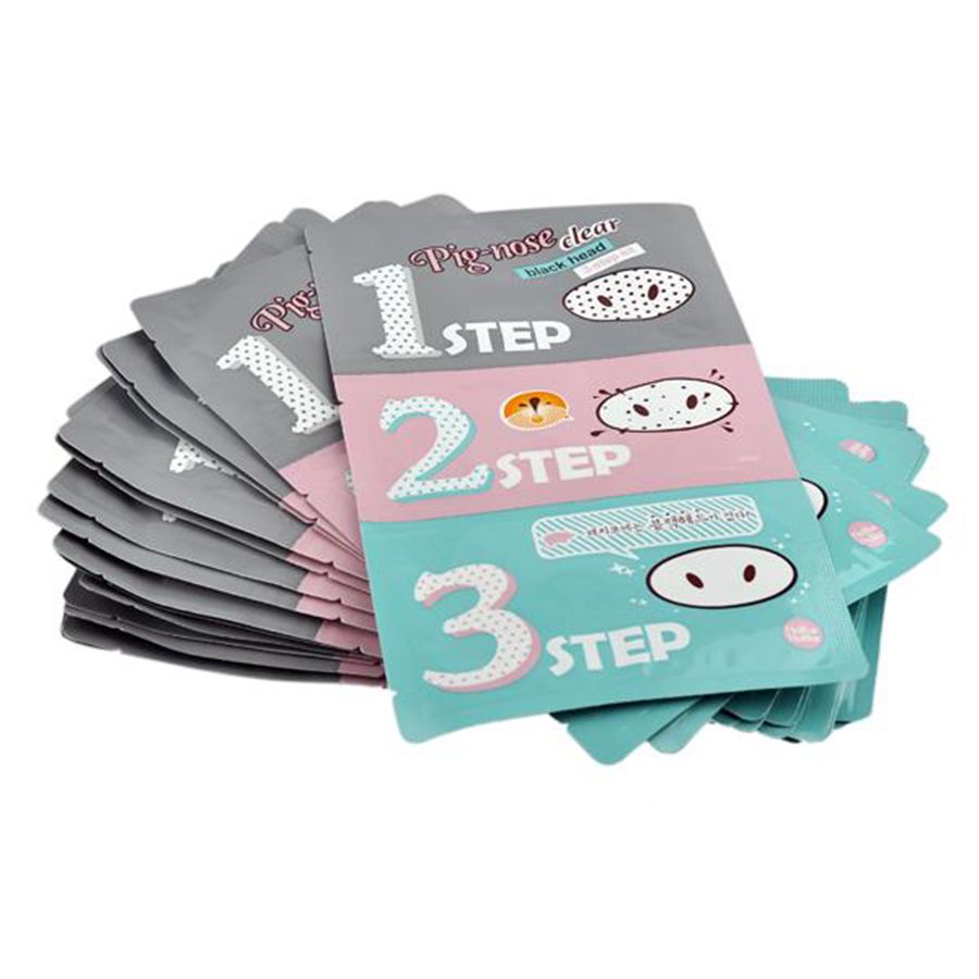 Cosmetic Head Massage Holika Kit Sticker Remover Holika Blackhead Nose Pig Remove Acne 7pcs Step Black D0164 3