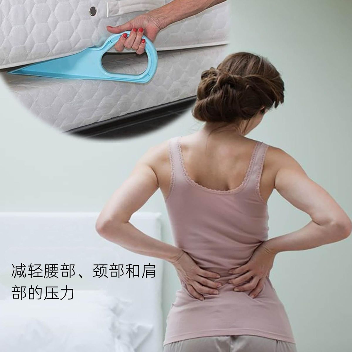 Mattress raiser home hotel bedroom labor-saving home lift bed sheet pad raise bed sheet mattress finishing artifact mattress lifter