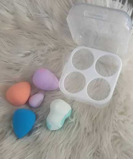 Makeup Sponge For Liquid Foundation, Cream & Powder Set Of 5