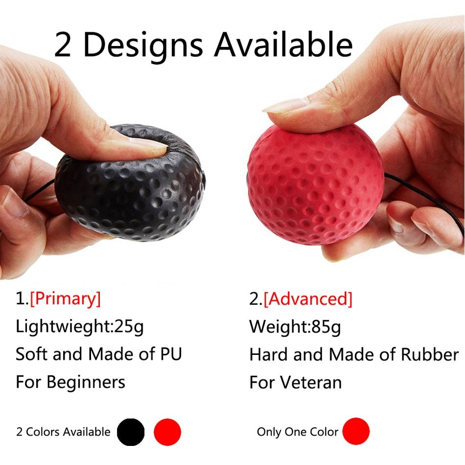 WorthWhile Kick Boxing Reflex Ball Head Band Ing Speed For Training Punch Balls Muay Tai MMA