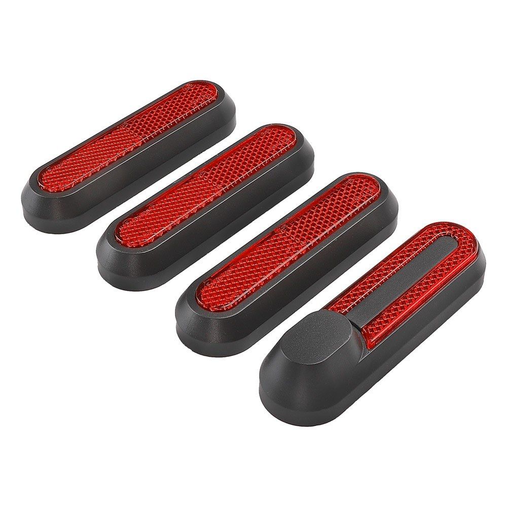 Set Of 4 Electric Scooter Wheel Hubs Cap Fork Reflective
