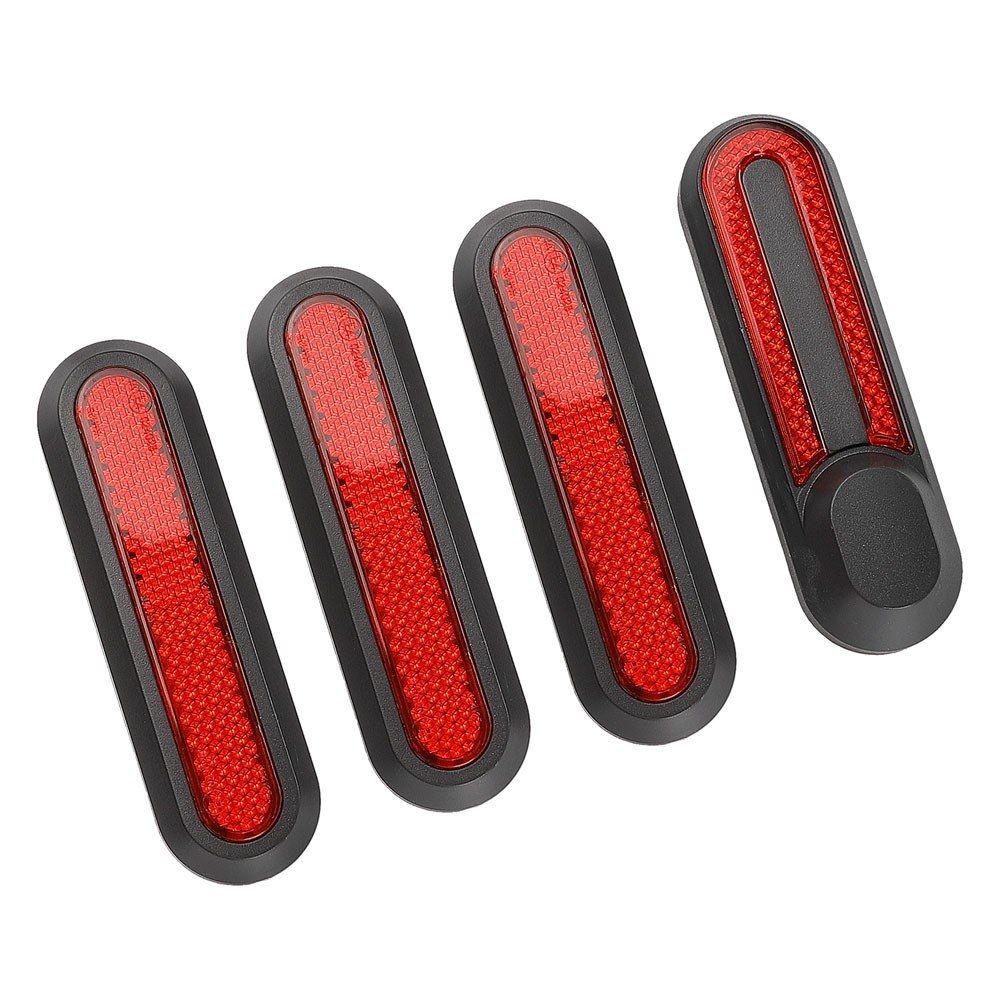Set Of 4 Electric Scooter Wheel Hubs Cap Fork Reflective