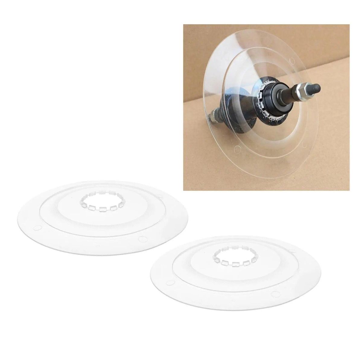 2x Bike Freewheel Spoke Protector Gear Cassette Protection Chain Wheel Cover