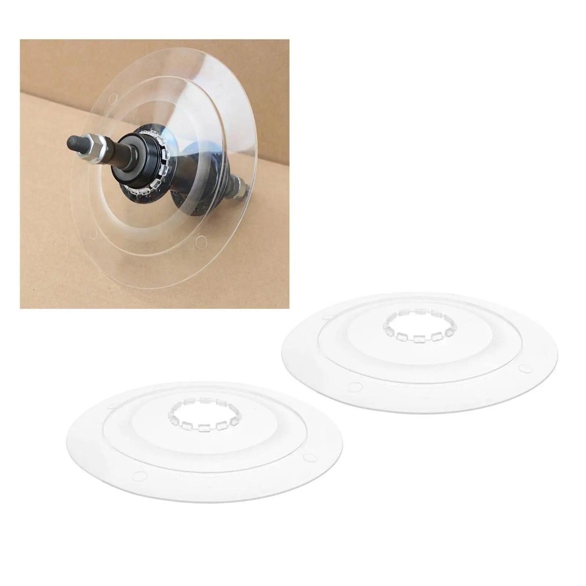 2x Bike Freewheel Spoke Protector Gear Cassette Protection Chain Wheel Cover
