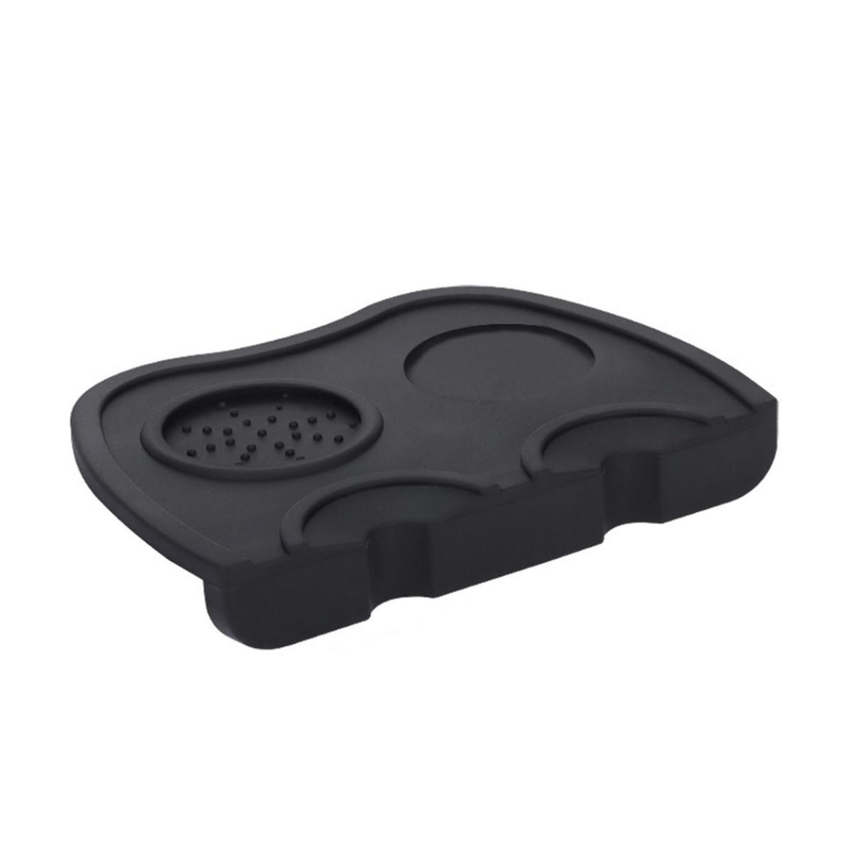 Double Slot Silicone Coffee Tamper Mat Espresso Silicone Mat