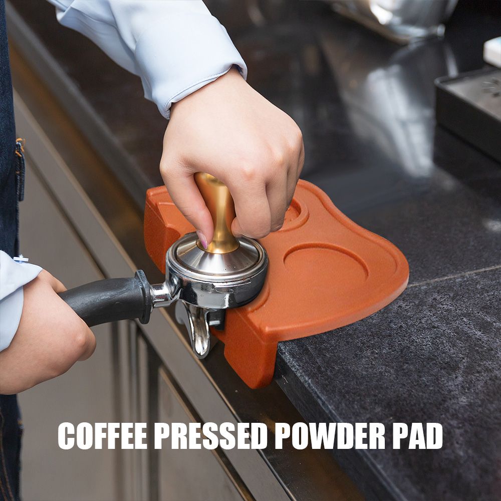 Double Slot Silicone Coffee Tamper Mat Espresso Silicone Mat