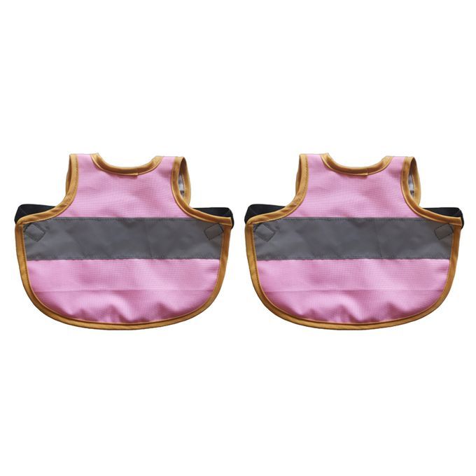 2x Breathable Pet Reflective Vest Chicken Saddle For Poultry Chicken