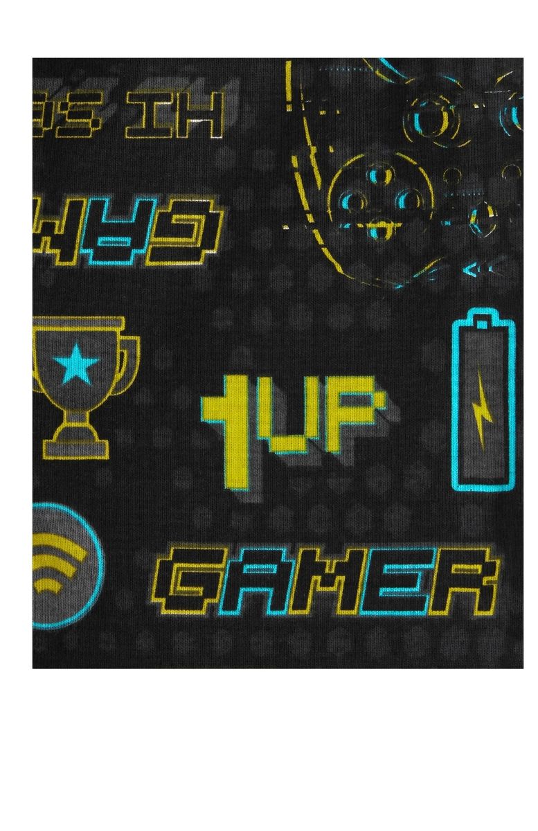 Boys Wake Up Ultimate Gamer Snug Fit Cotton Pyjamas Sleepwear- 4pcs