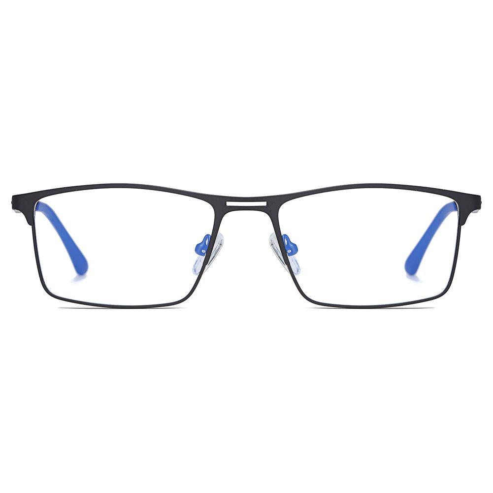 Anti Blue Light Computer Glasses Rectangle Frames For Men
