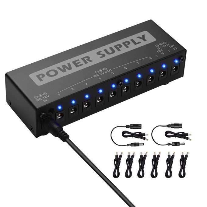 Portable Guitar Effect Supply Station Distributor 10