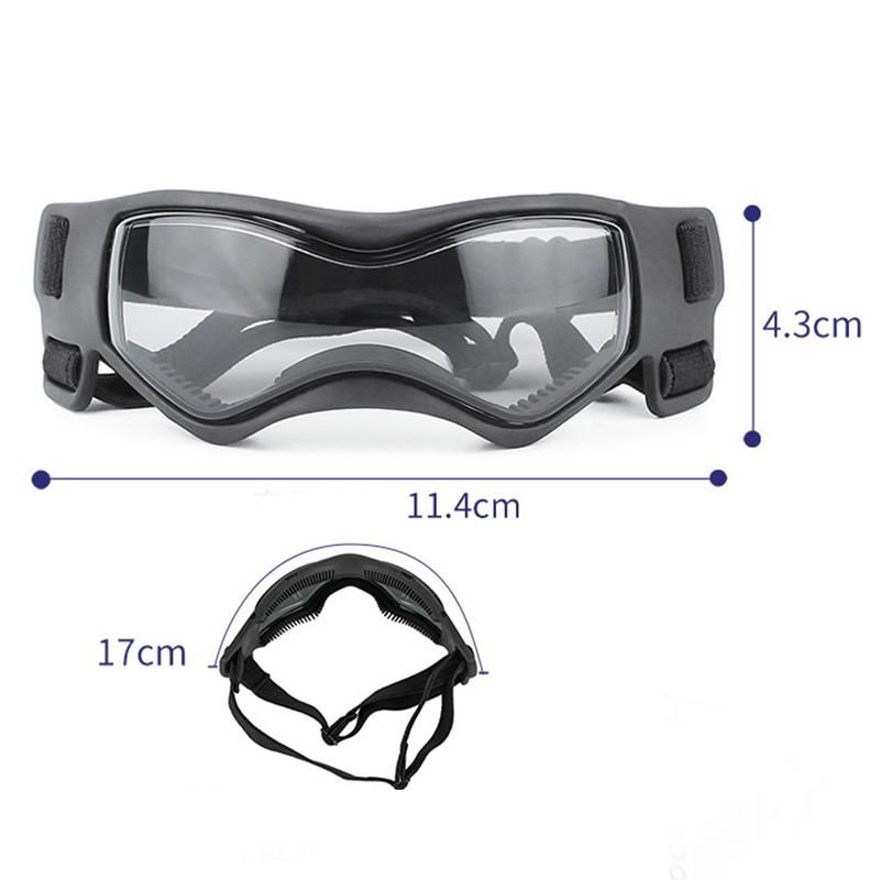 Pet glasses Cool UV protection soft frame dog and cat goggles black