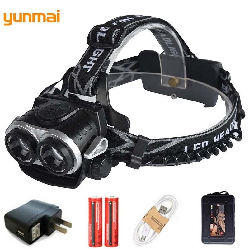 10000LM Powerful USB New-T6 LED Headlamp Rechargeable