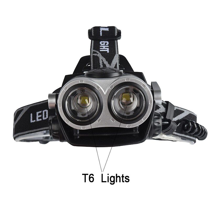 10000LM Powerful USB New-T6 LED Headlamp Rechargeable