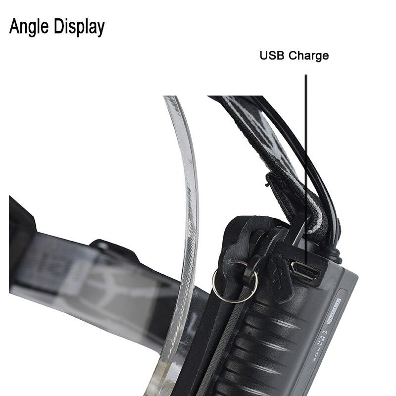 10000LM Powerful USB New-T6 LED Headlamp Rechargeable