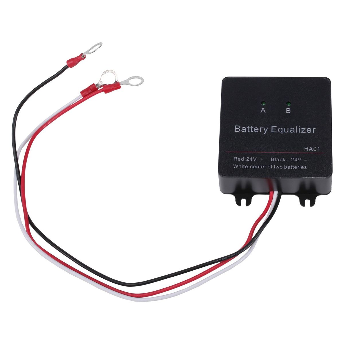 Battery Equalizer for 2 X 12V Batteries Balancer 2S Active Voltage Lead Acid Battery Charger Regulators Connect