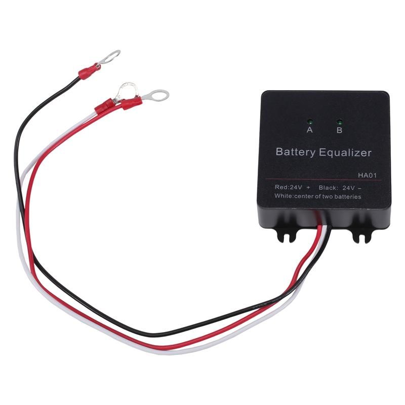 Battery Equalizer for 2 X 12V Batteries Balancer 2S Active Voltage Lead Acid Battery Charger Regulators Connect