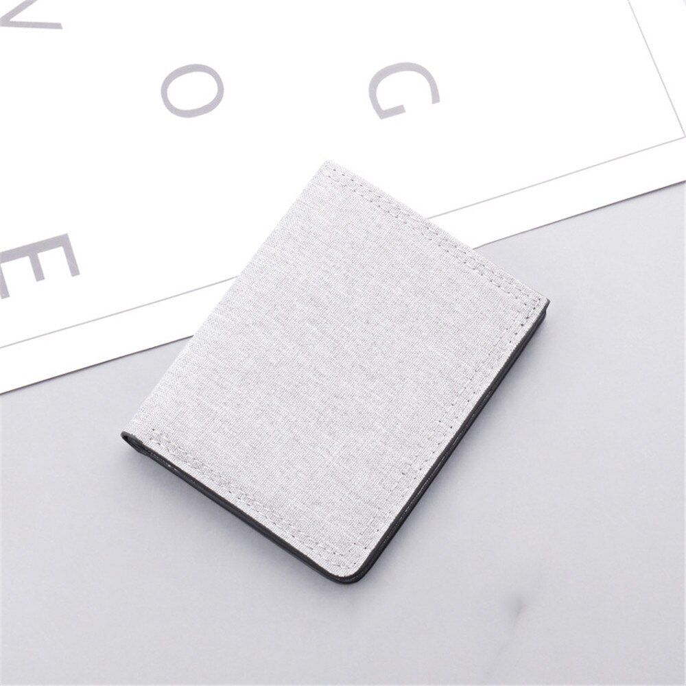 Purse Coin Pouch Card Vertical Canvas Wallet Billetera