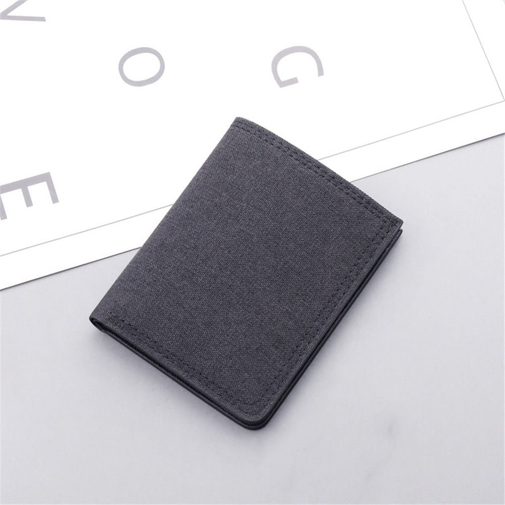 Purse Coin Pouch Card Vertical Canvas Wallet Billetera