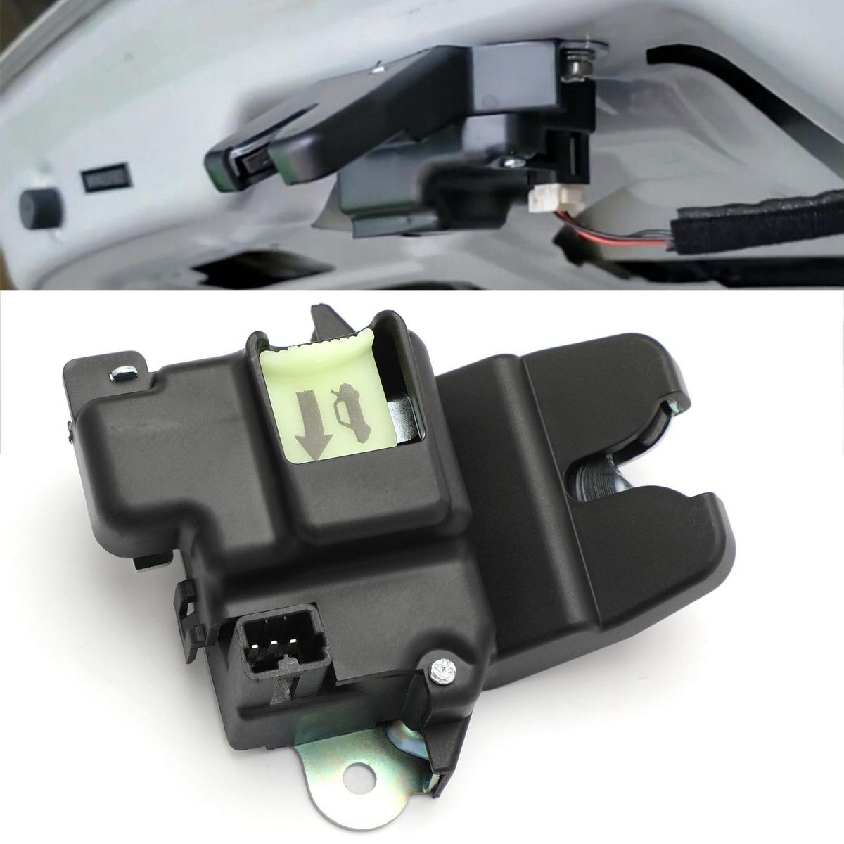 Rear Trunk Motor Tail Gate Latch Actuator Mechanism for