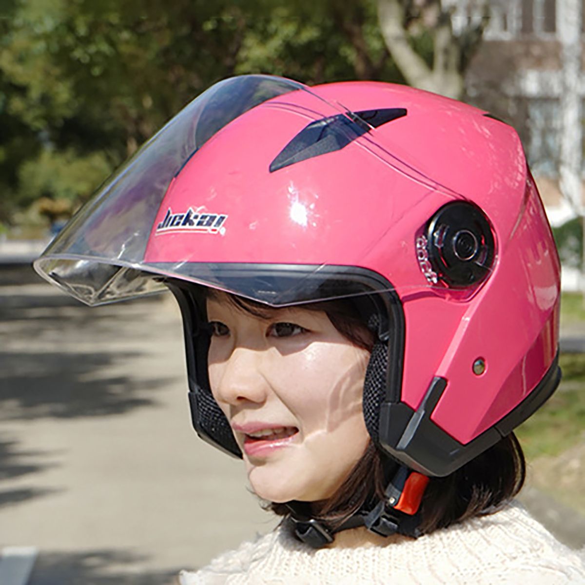 Cycling Helmet Unisex Motorcycle Cycling Helmet Pink