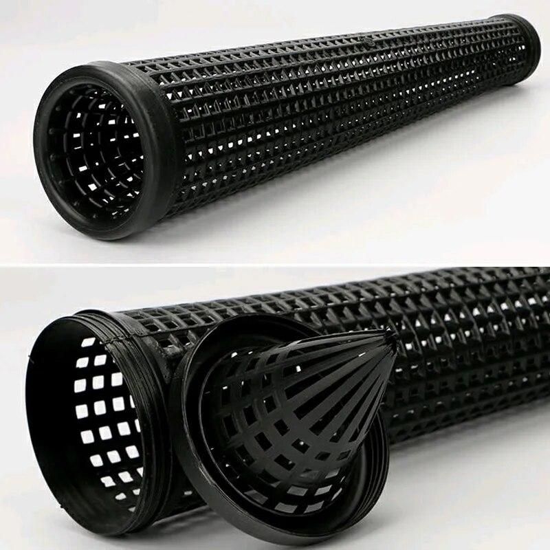 2pcs Cage Fishnet Bait Thrower Plastic Portable Durable Professional Fishing Trap Supplies Cage Container Cage Traps