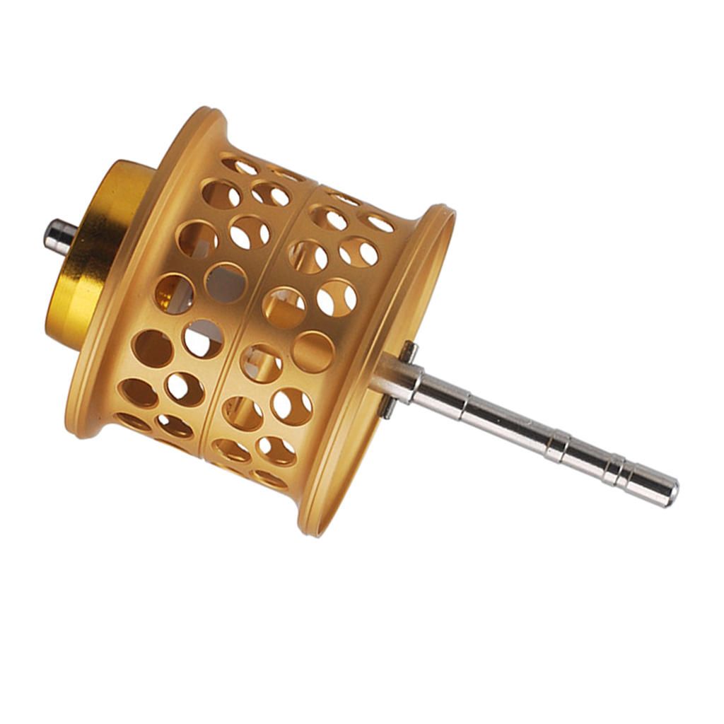 Aluminum Spool For Baitcasting Bait Casting  Water Drop Golden