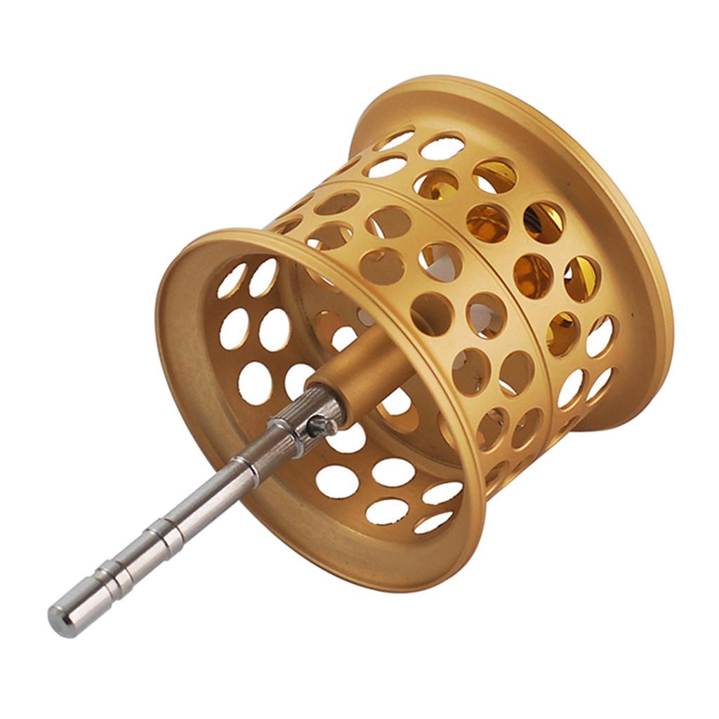 Aluminum Spool For Baitcasting Bait Casting  Water Drop Golden