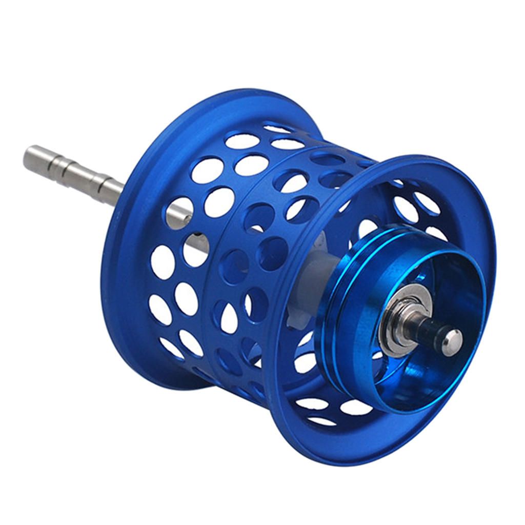 Aluminum Spool For Baitcasting Bait Casting  Water Drop Blue