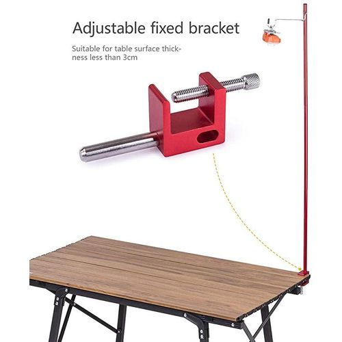 Detachable Folding Lamp Pole Outdoor Lantern Stand Tripod Camping Bracket Holder Portable Garden Light Hanging Rack Hiking