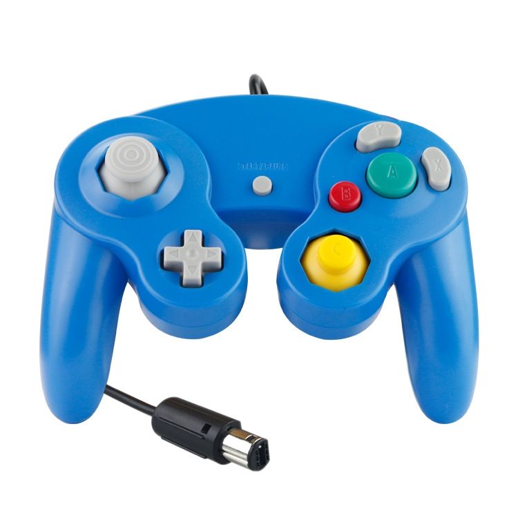 2 PCS Wired Game Controller, Product Color: Blue